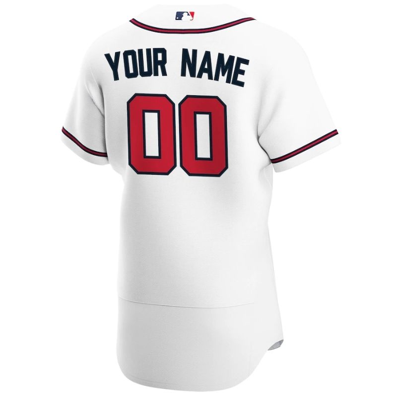 All Players Atlanta Braves 202122 Home Custom Jersey