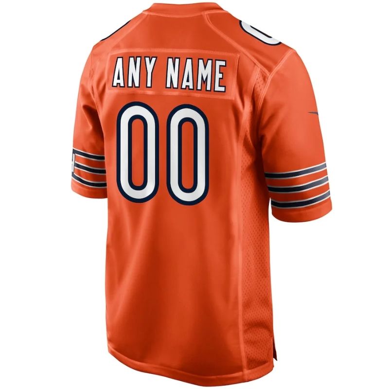 All Players Chicago Bears 202122 Custom Jersey - Orange