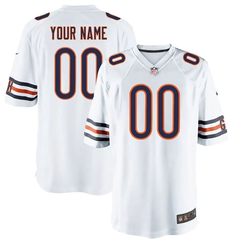 All Players Chicago Bears 202122 Custom Jersey - Orange