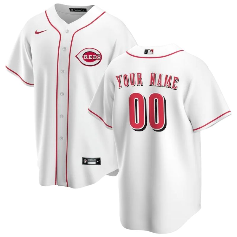 All Players Cincinnati Reds 202122 Home Custom Jersey