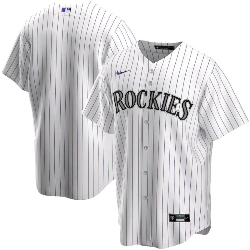 All Players Colorado Rockies 202122 Home Custom Jersey - White