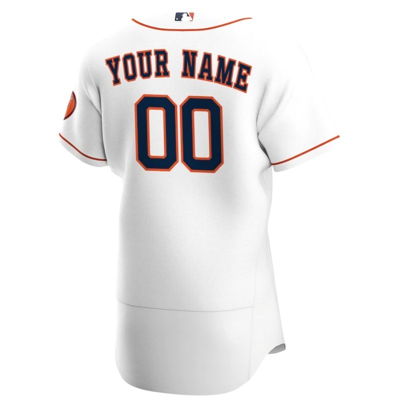 All Players Houston Astros 202122 Home Custom Jersey - White