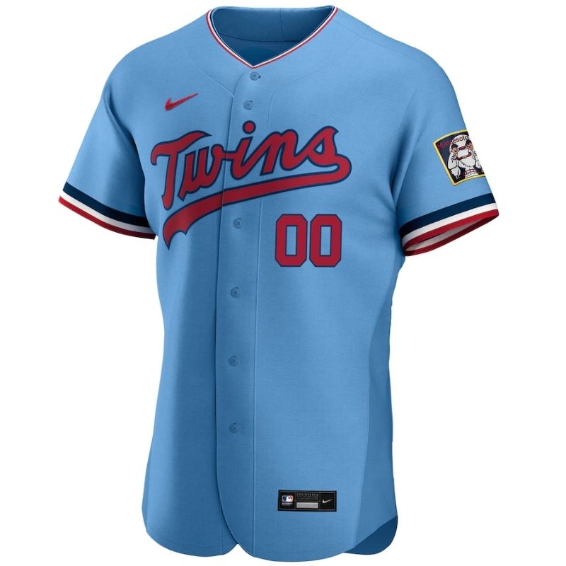 All Players Minnesota Twins 202122 Home Custom Jersey - Blue