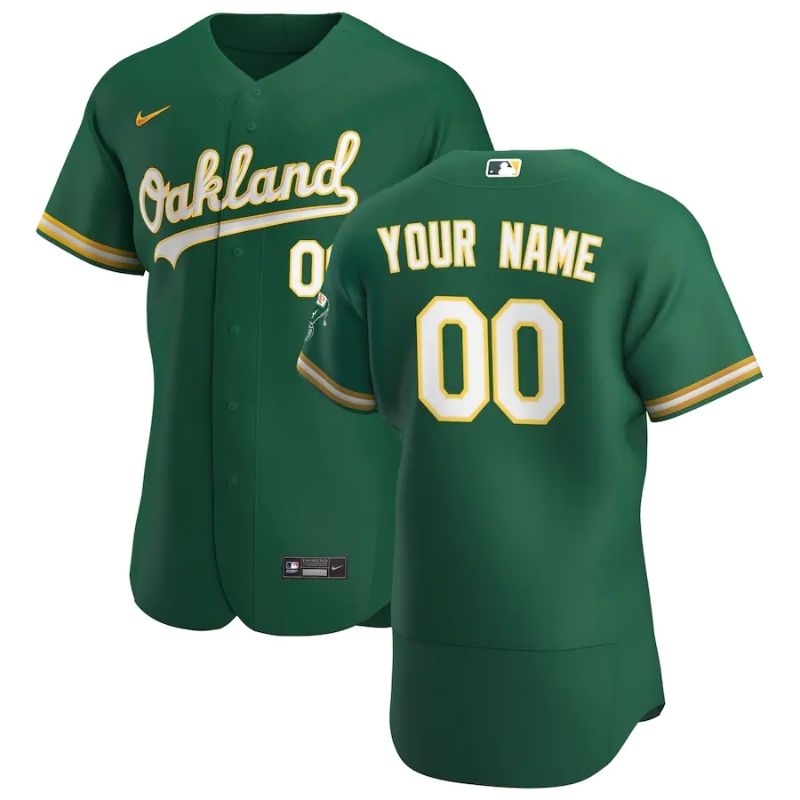 All Players Oakland Athletics 202122 Home Custom Jersey - White