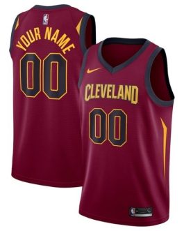 Cleveland Cavaliers Wine 2021/22 Swingman Custom Jersey