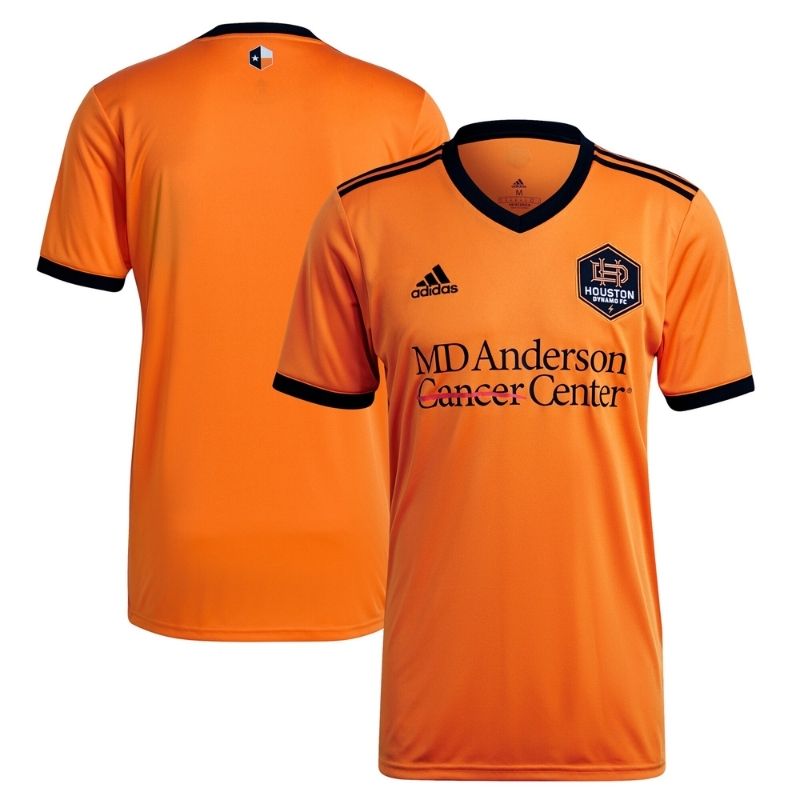 Men's Houston Dynamo FC Black 2021 Secondary Replica Custom Jersey