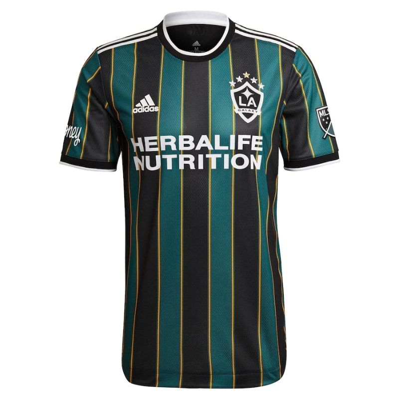 Men's LA Galaxy Black 2021 The LA Galaxy Custom Authentic Jersey