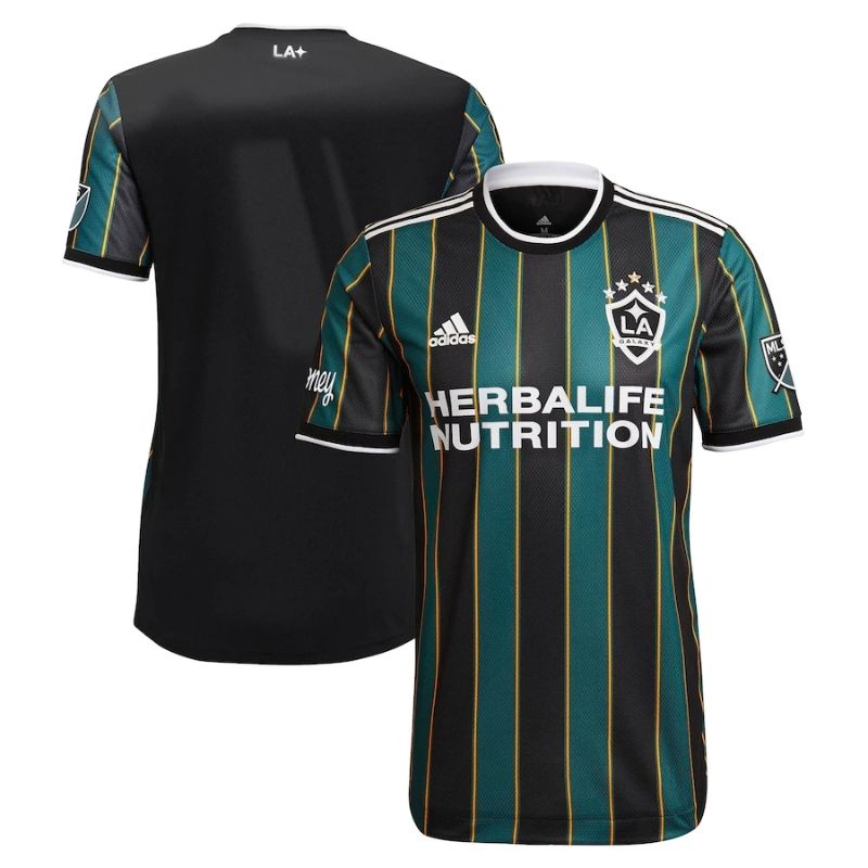 Men's LA Galaxy Black 2021 The LA Galaxy Custom Authentic Jersey