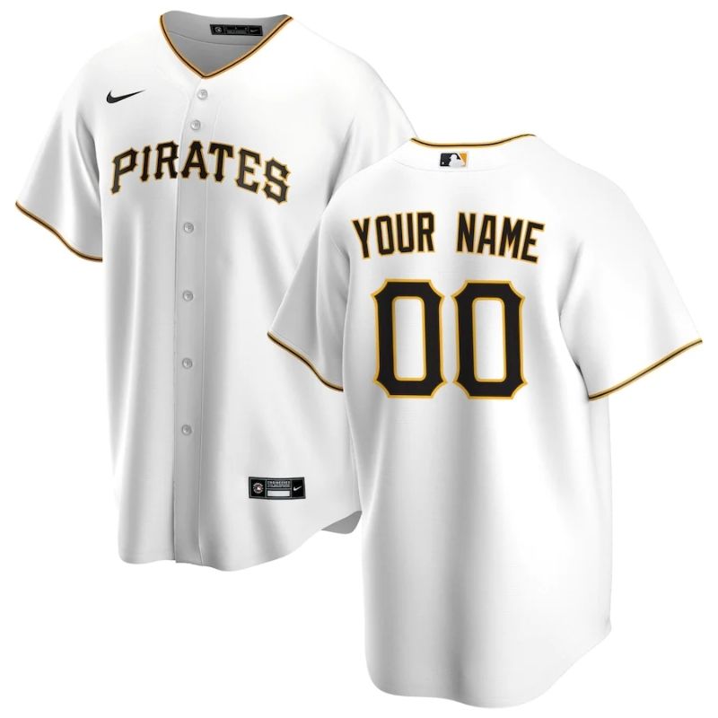 All Players Pittsburgh Pirates 202122 Home Custom Jersey