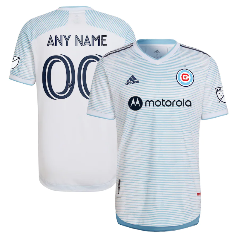 All Players Chicago Fire 2022 Lakefront Kit Custom Jersey - White