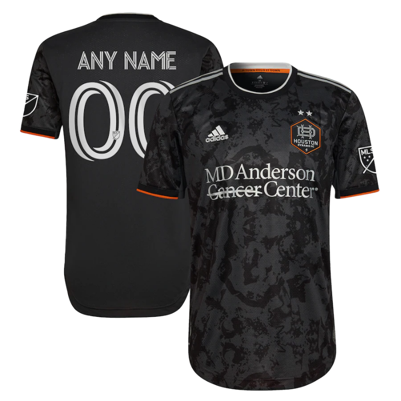 All Players Houston Dynamo FC 2022 Primary Custom Jersey.