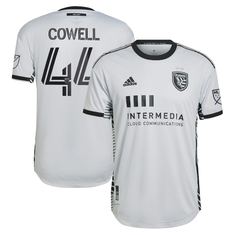 Cade Cowell San Jose Earthquakes 2022 The Creator Kit Player Jersey - Gray