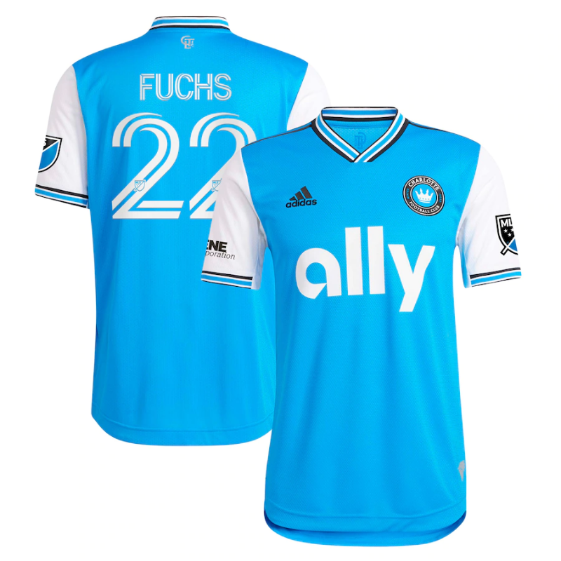 Christian Fuchs Charlotte FC 2022 Newly Minted Player Jersey - Black