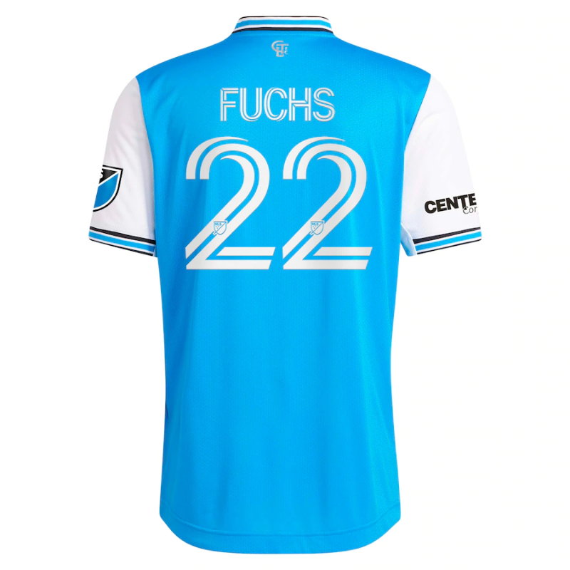 Christian Fuchs Charlotte FC 2022 Newly Minted Player Jersey - Black