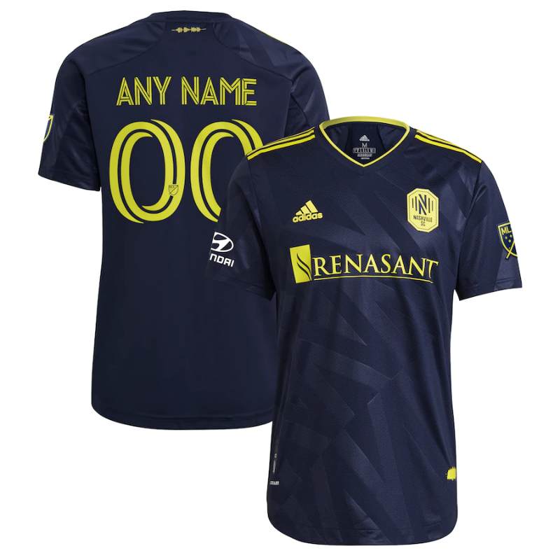 All Players Nashville SC 2022 Nashville Vibe II Custom Jersey - Navy