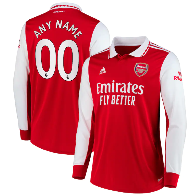 All Gender Arsenal 2023 Home Shirt - Custom Jersey