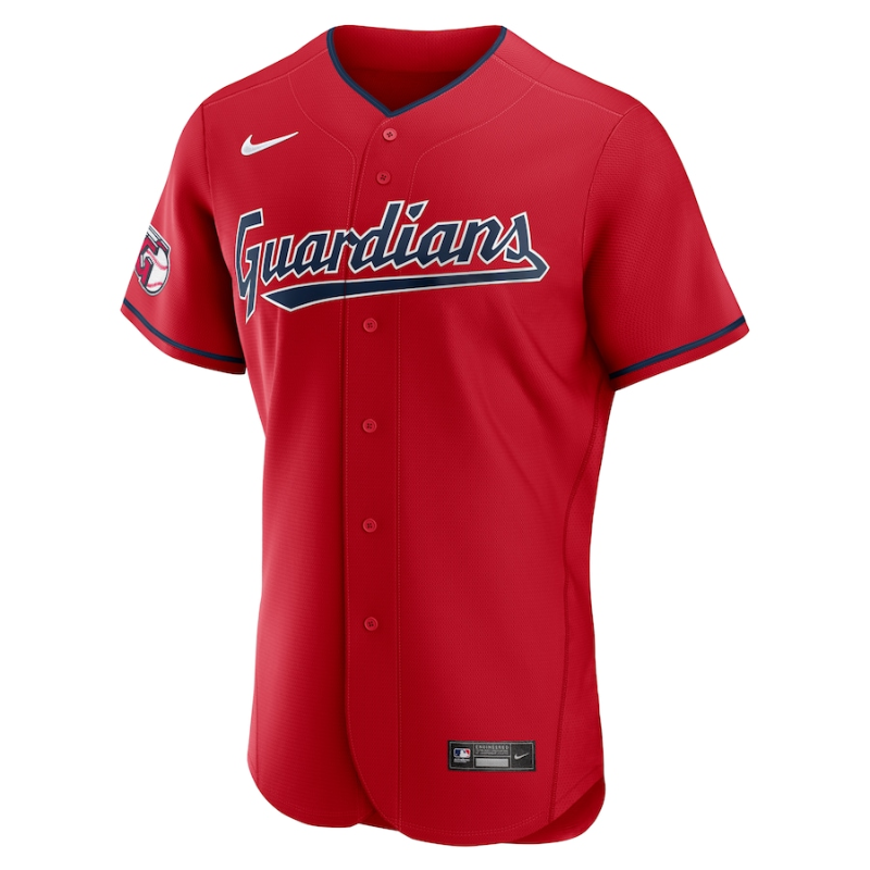 All Genders Cleveland Guardians Custom Jersey - Red
