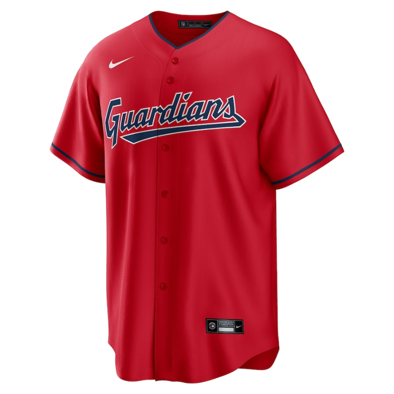 All Players Cleveland Guardians Custom Jersey - red