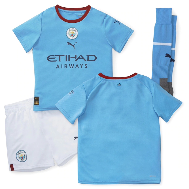 All Players Manchester City Home 2 - 13 Years Kids Kit 2022-23 Custom jersey All Players Manchester City Home 2 - 13 Years Kids Kit 2022-23 Custom jersey