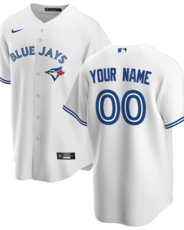 Toronto Blue Jays White Custom Jersey
