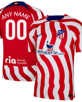 Atlético de Madrid Home Vapor Match Shirt 2022-23 Custom Jersey
