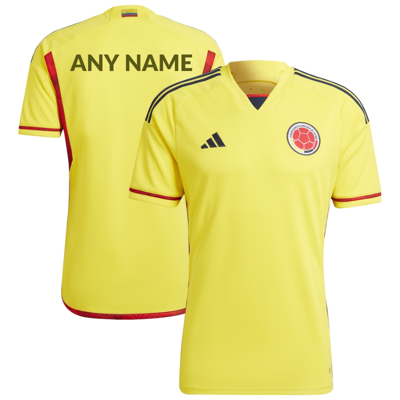 All Players Colombia National Team 202223 Qatar World Cup Custom Jersey