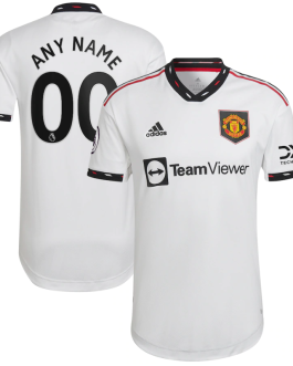 Manchester United 2022/23 Away Custom Jersey – White
