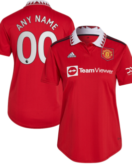 Manchester United Wo Shirt 2022/23 Home Custom Jersey – Red