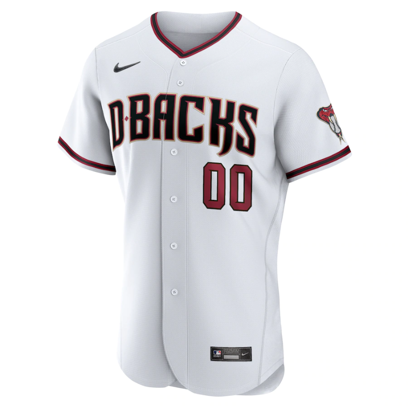 Arizona Diamondbacks White Custom Jersey - All Players