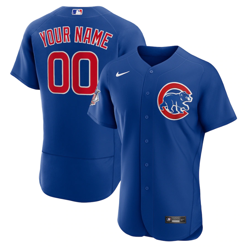 Chicago Cubs Royal Custom Jersey - All Genders