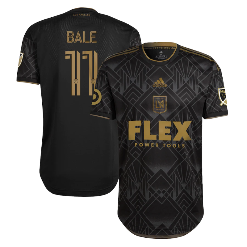 LAFC Gareth Bale Black 2022 5 Year Anniversary Kit Player Jersey
