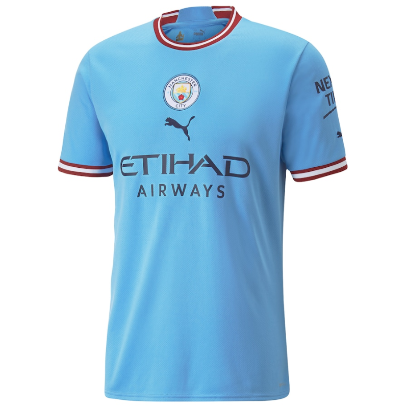 Manchester City Home Shirt 2022-23 with Haaland 9 printing Jersey