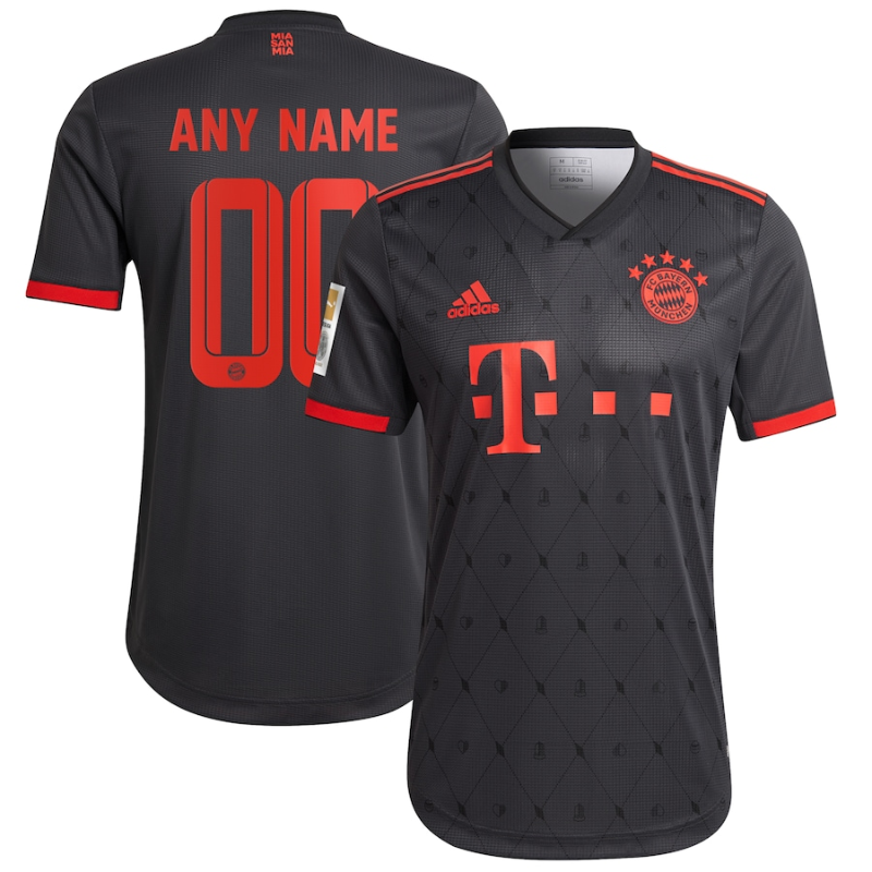 All Genders Bayern Munich Third Shirt 202223 Custom Jersey - Gray