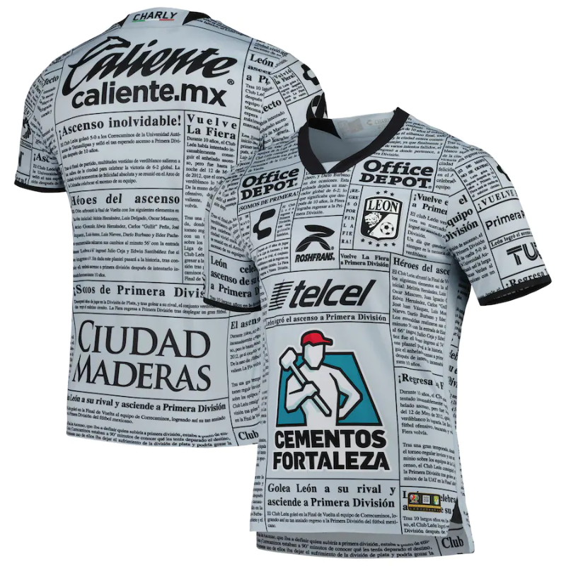 All Players Club Leon Charly 202223 Away Jersey - GrayBlack