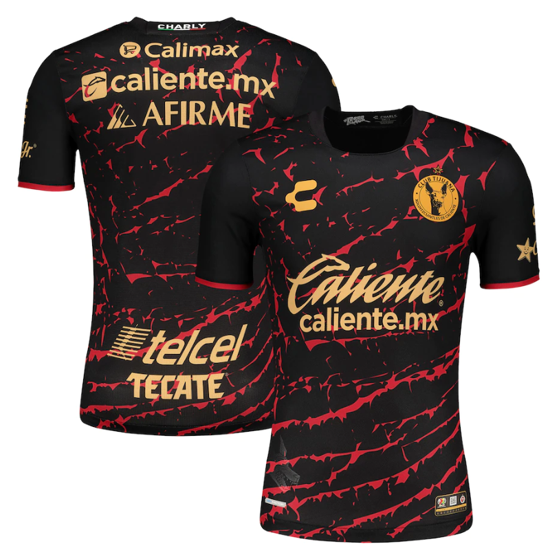 All Players Club Tijuana Charly Shirt 202223 Home Custom Jersey - BlackGold