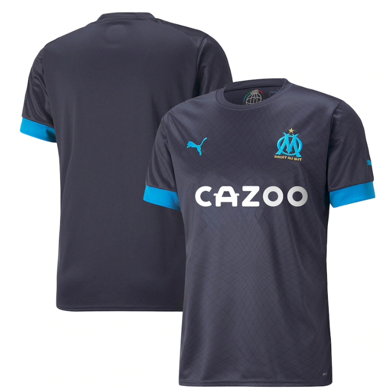 All Players Olympique de Marseille Away Shirt 2022-23 Custom Jersey