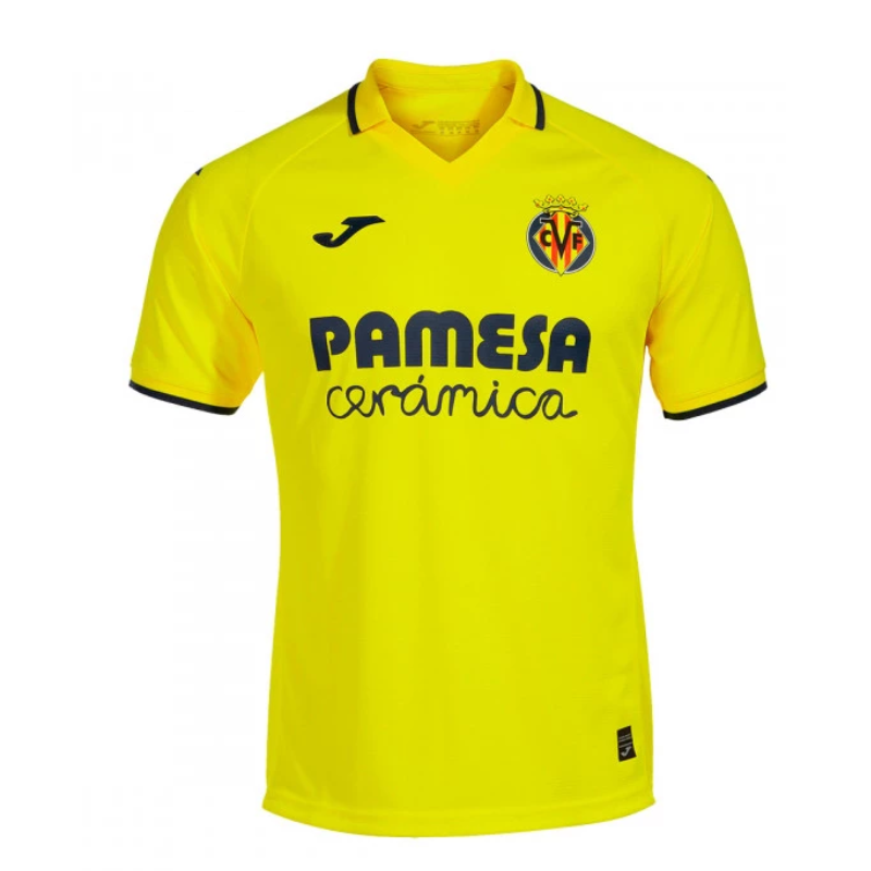 All Players Villarreal Home Shirt 202223 Custom Jersey Yellow