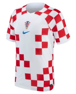 Croatia National Team Home Stadium Shirt 2022 Qatar World Cup customized Jersey Unisex – White