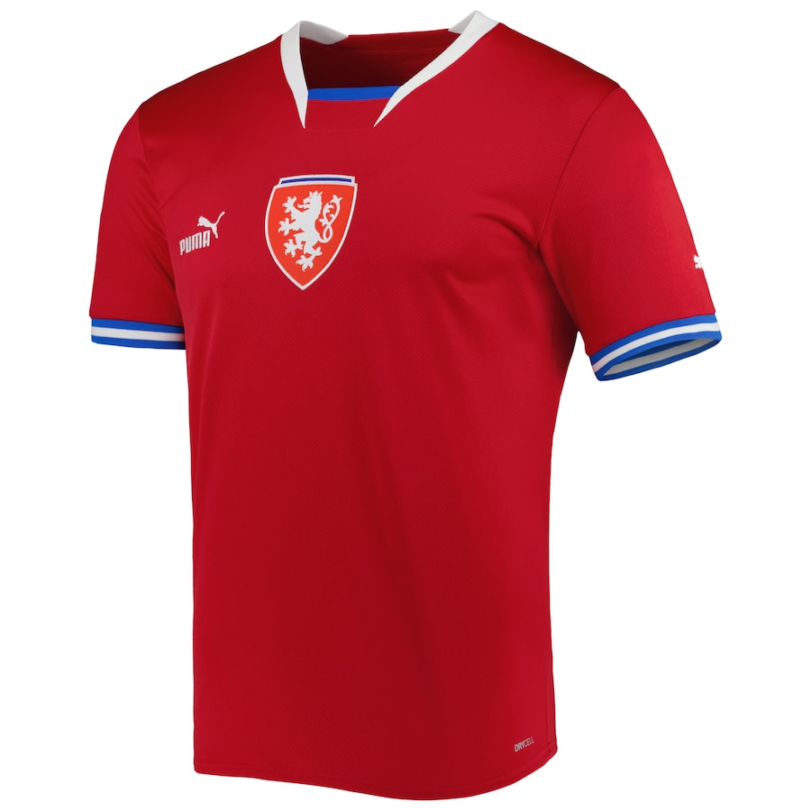 Czech Republic National Team Home Replica Qatar World Cup 2022 Customized Shirt