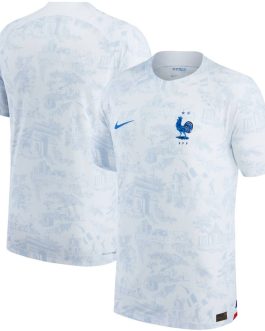 France National Team Away Match Shirt 2022 Qatar World Cup customized Jersey Unisex – White