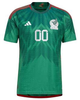 Mexico National Team Home  Jersey Qatar World Cup 2022 Customized Shirt Unisex – Green