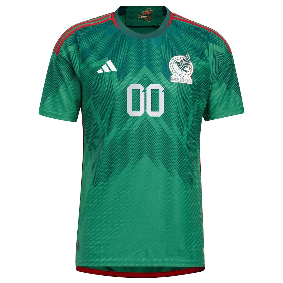 Mexico National Team Home Replica Jersey Qatar World Cup 2022 Customized Shirt