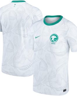Saudi Arabia National Team Home Shirt 2022 Qatar World Cup customized Jersey Unisex – White
