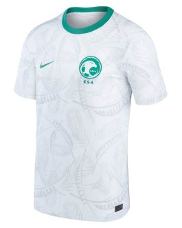 Saudi Arabia National Team Home Shirt 2022 Qatar World Cup customized Jersey Unisex – White