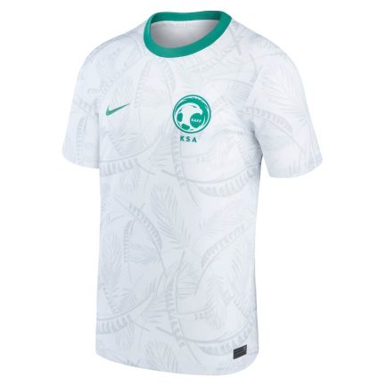 Saudi Arabia National Team Home Shirt 2022 Qatar World Cup customized Jersey Unisex - White - Image 2