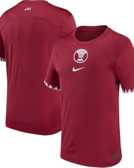 Qatar National Team Shirt 2022/23 Home World Cup  Customized Jersey Unisex – Maroon