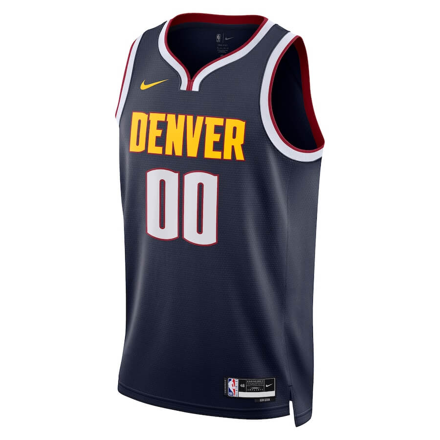 Denver Nuggets Unisex 202223 Swingman Custom Jersey Navy - Icon Edition