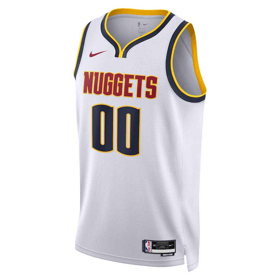 Denver Nuggets Unisex 202223 Swingman Custom Jersey White - Association Edition