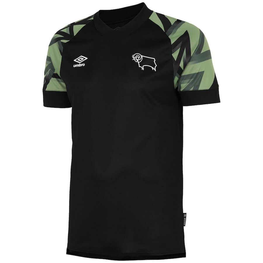 Derby County Away Shirt 2022-23 Custom Unisex - Black