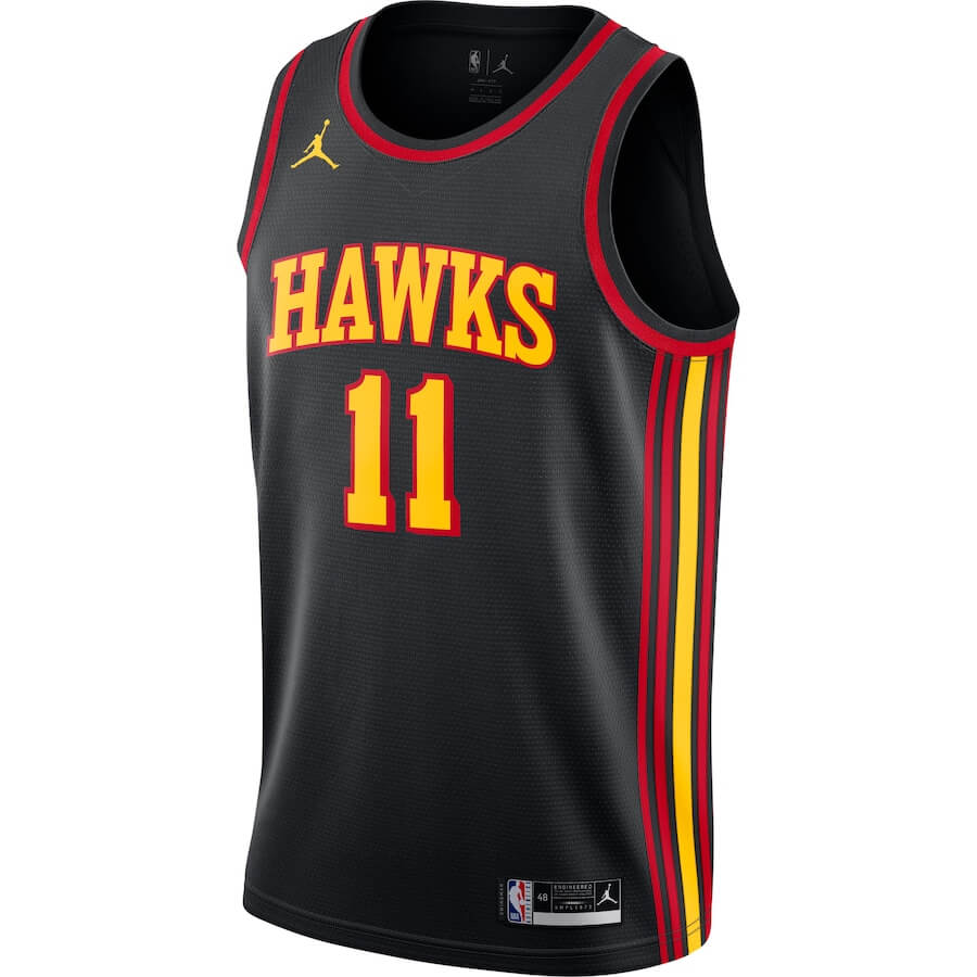 Trae Young Atlanta Hawks 202021 Swingman Jersey - Statement Edition - Black